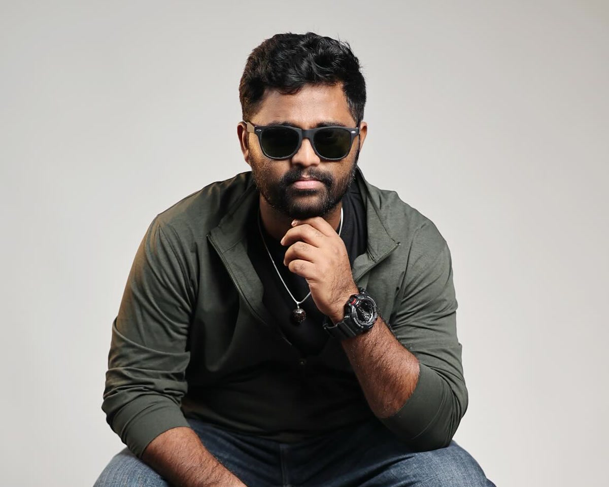 Vamshi Krishna at his desk